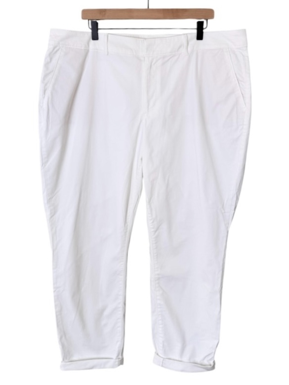 NWT Loft Girlfriend Chino Pants in White Women’s Size 18
